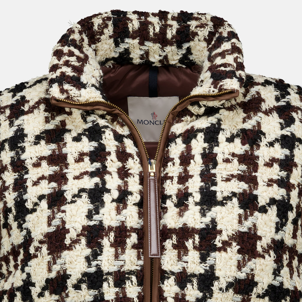 Vestes Ärmellose Daunenjacke Emotionnalite Moncler Marron Femme