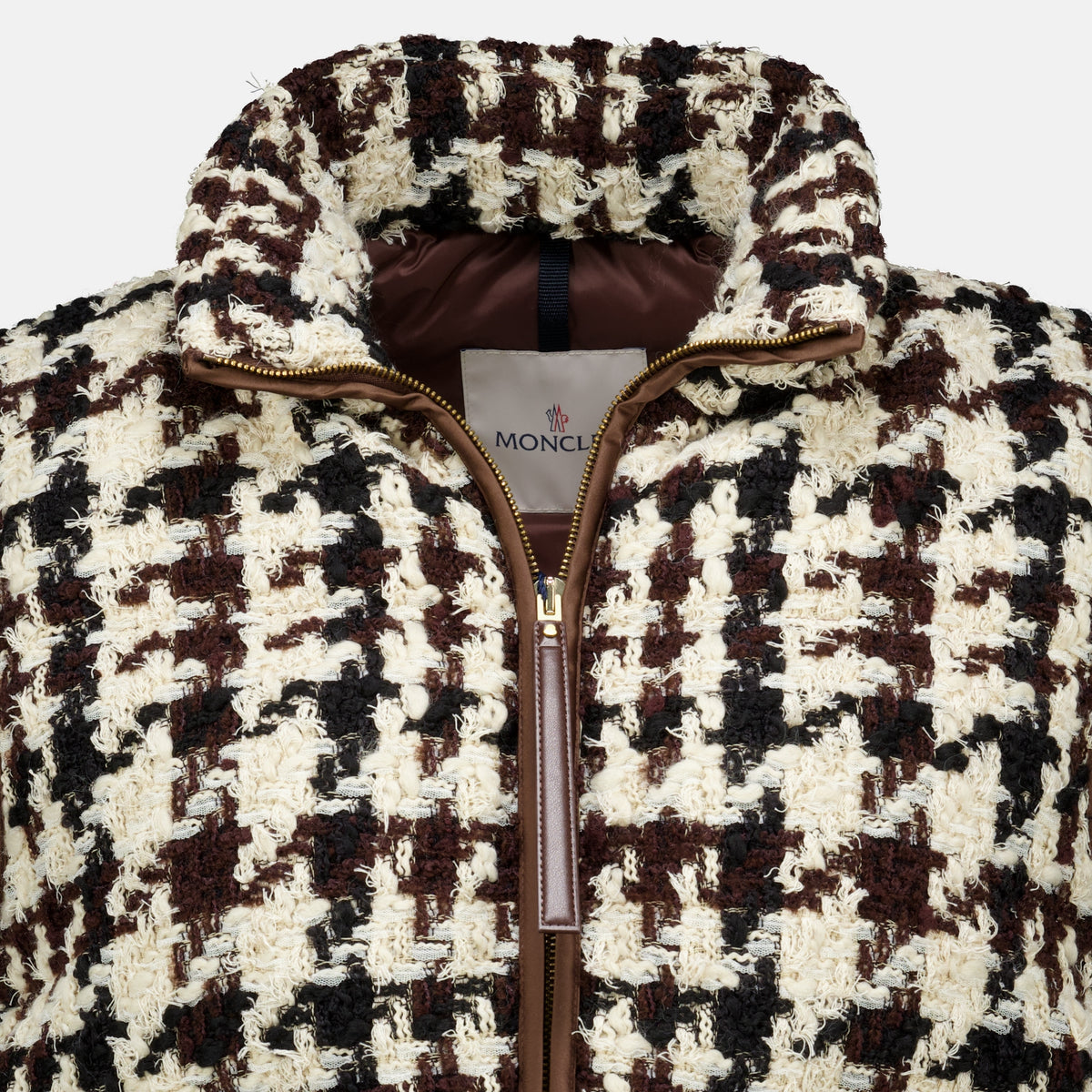 Vestes Ärmellose Daunenjacke Emotionnalite Moncler Marron Femme
