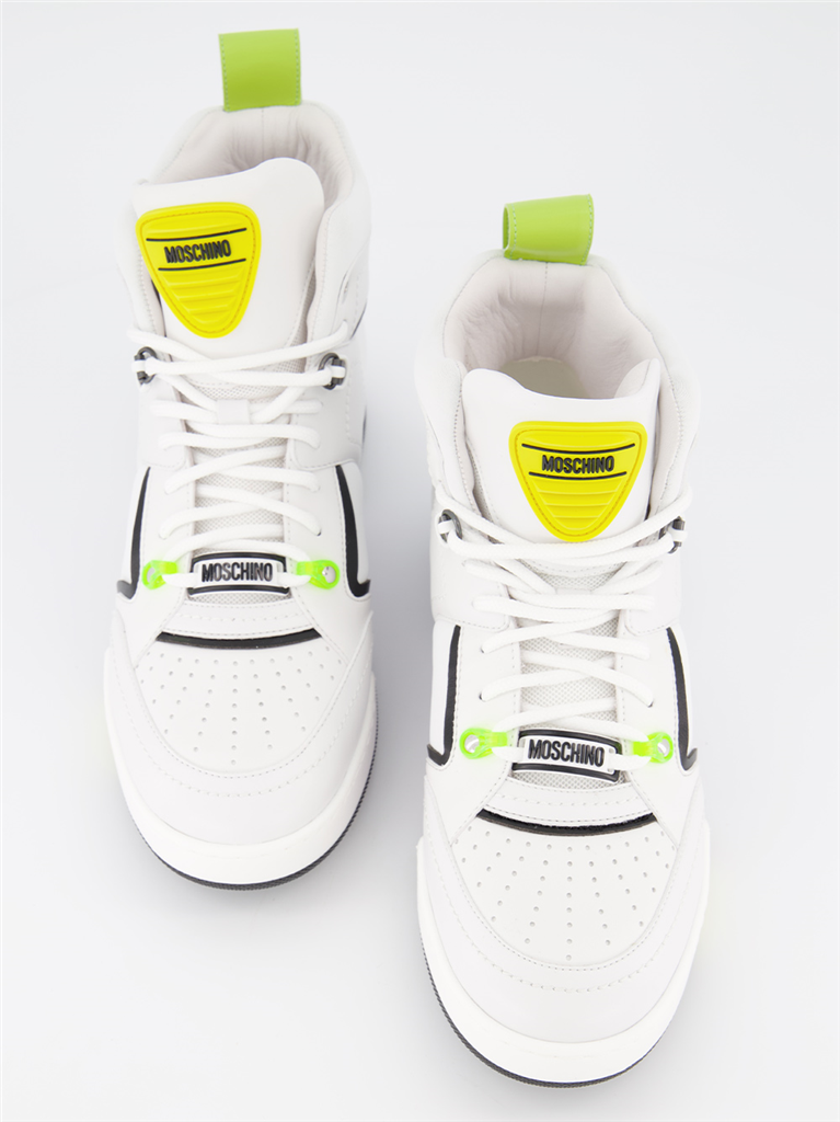 Baskets MB15604G0EG41 10a  mix bianco Moschino Multicolore Homme
