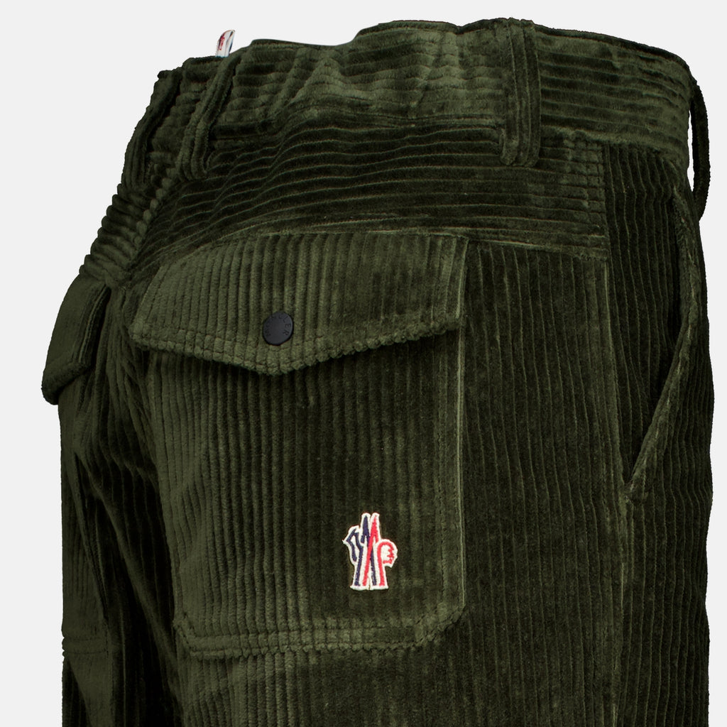 Pantalons Corduroy Pants Moncler Grenoble Vert Homme