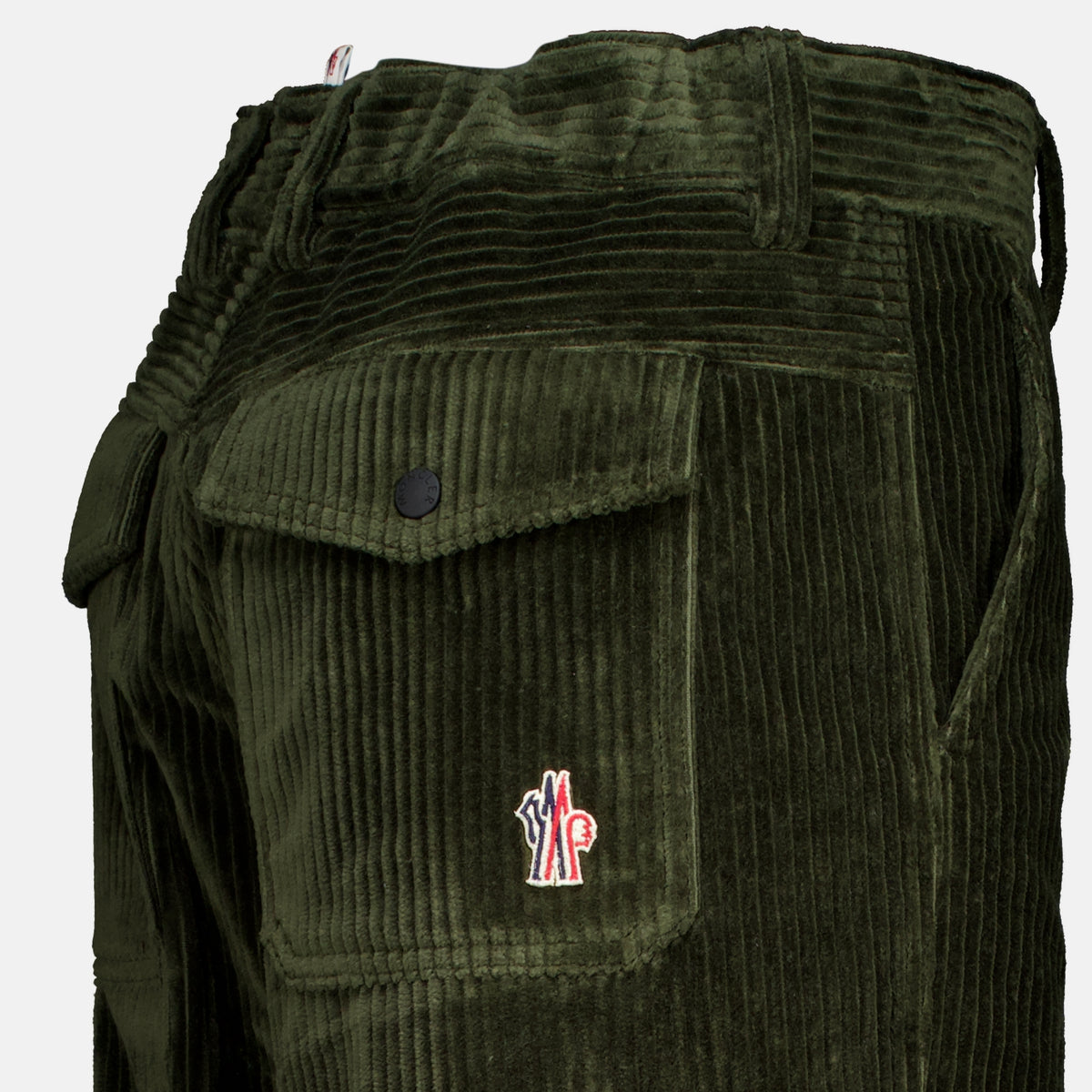 Pantalons Corduroy Pants Moncler Grenoble Vert Homme