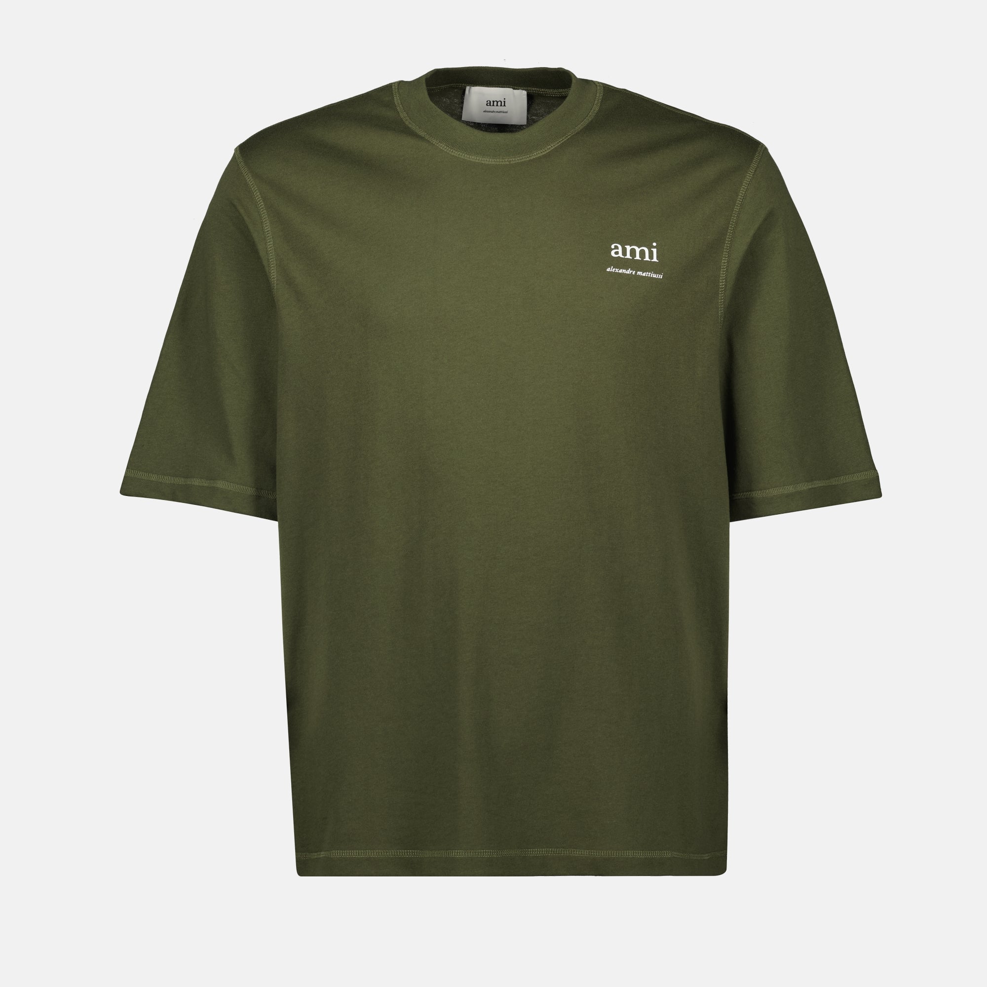 T-shirts T-shirt Alexandre Mattiussi Ami PARIS Kaki Homme