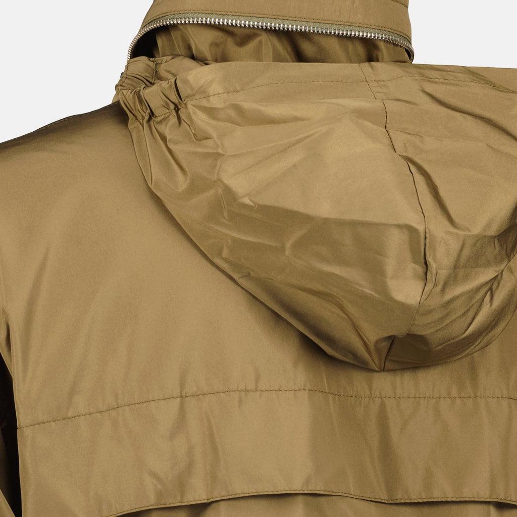 Image de l'article Coupe-vent marron de la marque Ami PARIS pour Homme - Saison Automne-Hiver 2025 - Vue détaillée_2