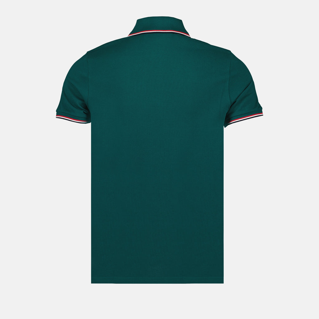 Polo shirts Logo Polo Moncler Green Homme