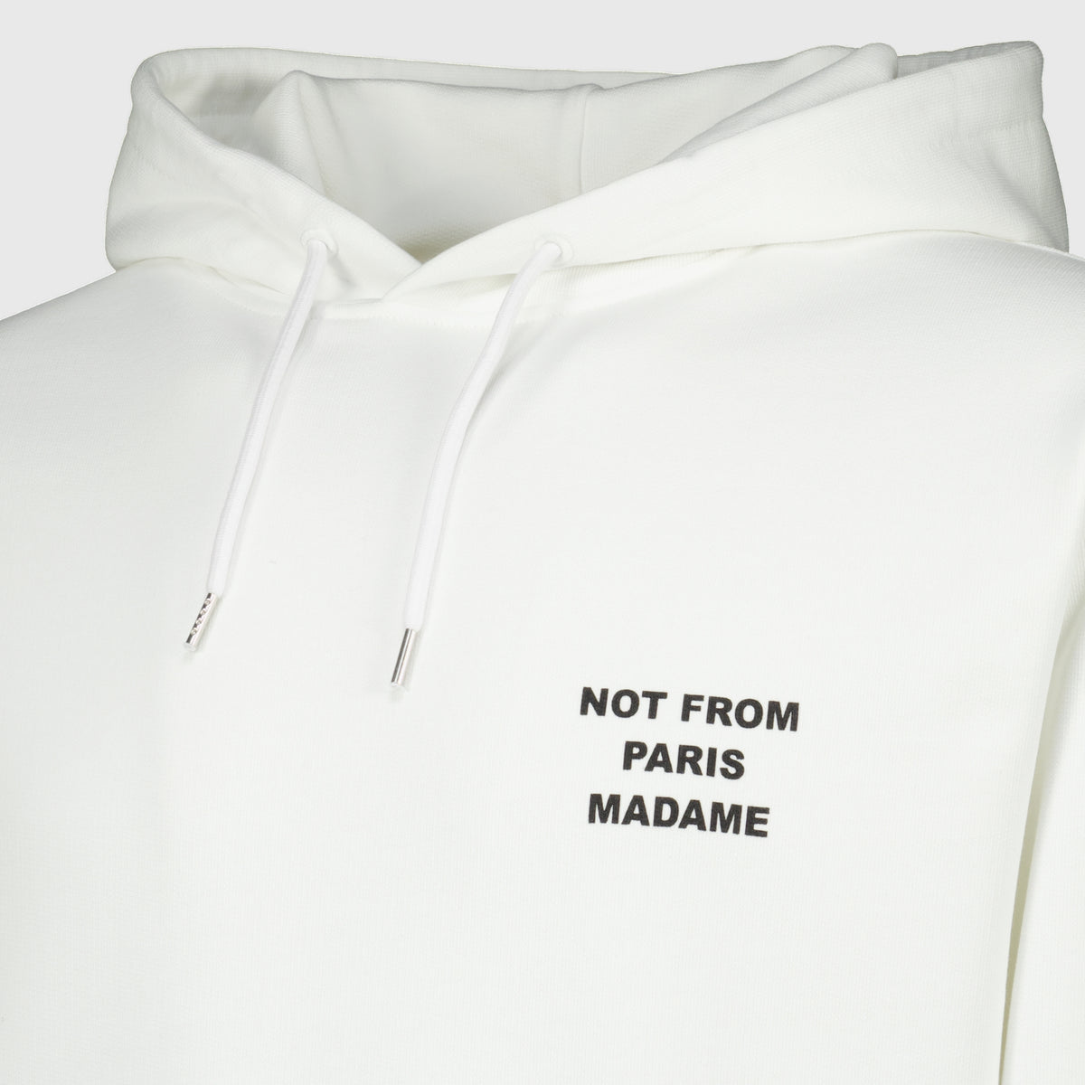 Sweatshirts Felpa con Slogan Bianca Drole De Monsieur Blanc Homme