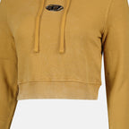 Sweatshirts Hoodie F-Slimmy-Hood-P5 Diesel Yellow Femme