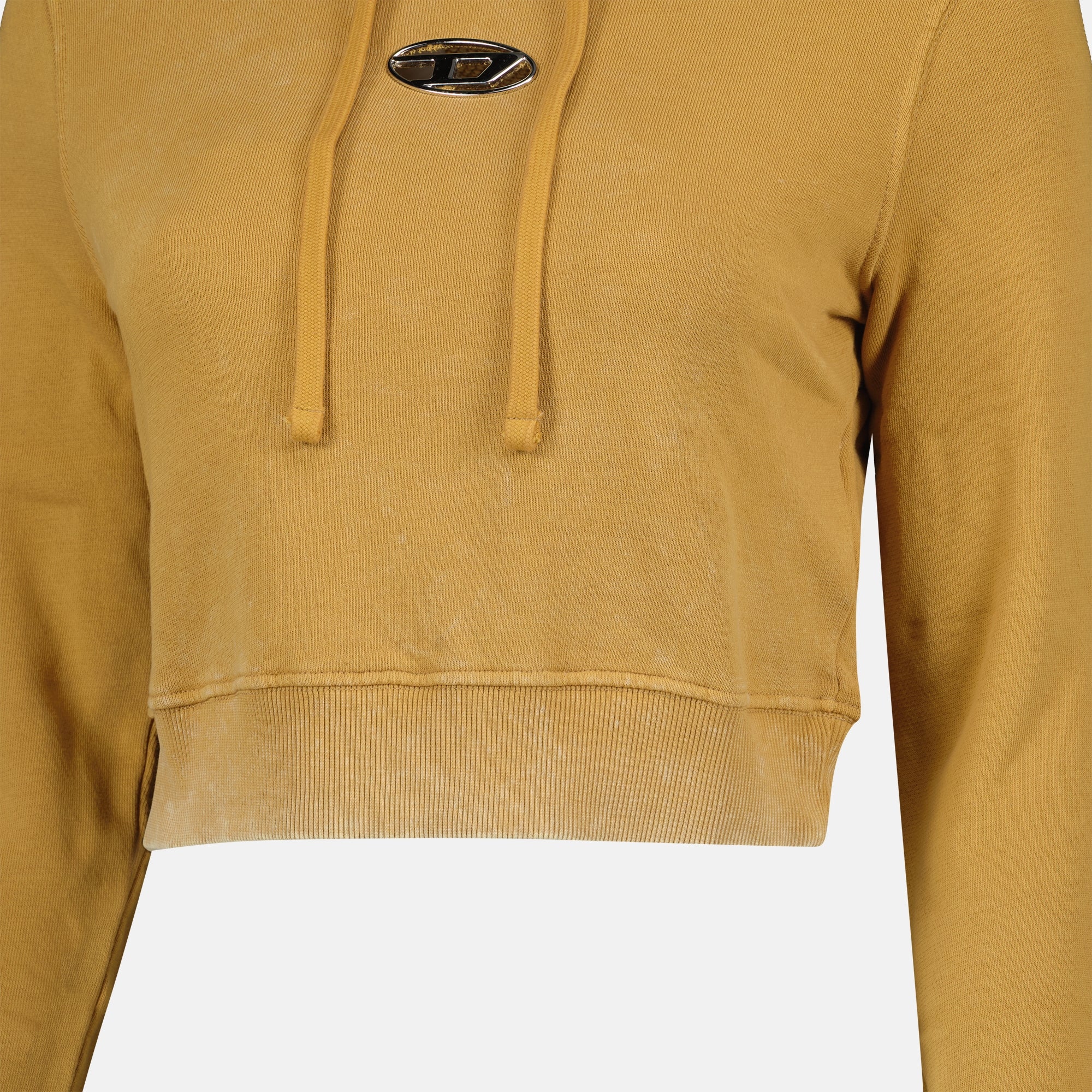 Sweatshirts Hoodie F-Slimmy-Hood-P5 Diesel Yellow Femme
