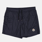Image de l'article Short de bain à logo de la marque Moncler pour Homme - Saison Printemps-Été 2025 - Vue de Face