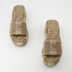 Platform shoes Fendi Sunshine Sandals Fendi Brown Femme