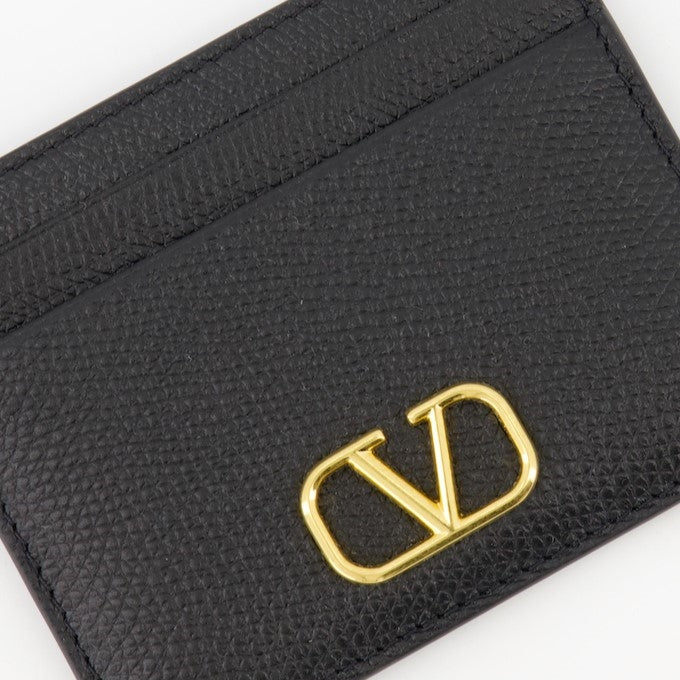 Piccola pelletteria Porte-cartes VLogo Valentino Garavani Nero Femme