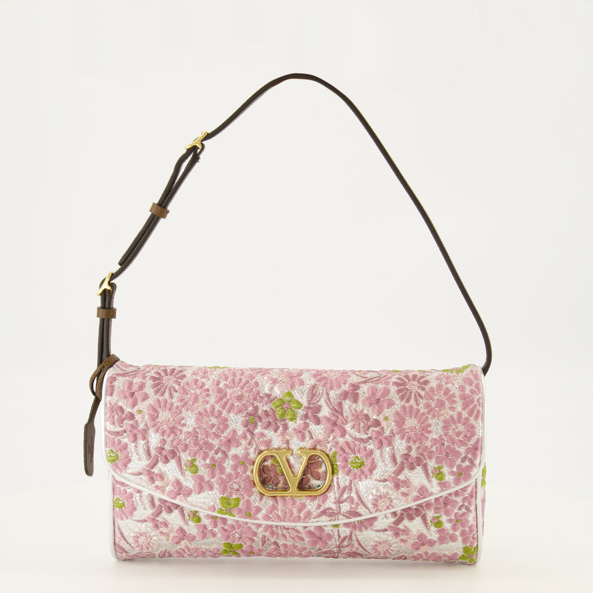 Sacs à main et épaule Patit sac Devain in tessuto rosa Valentino Garavani Rose Femme