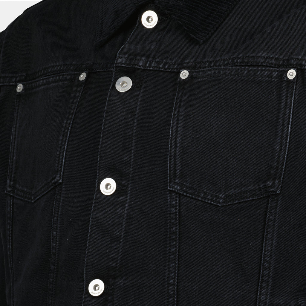 Giacche Giacca di Jeans Drole De Monsieur Nero Homme