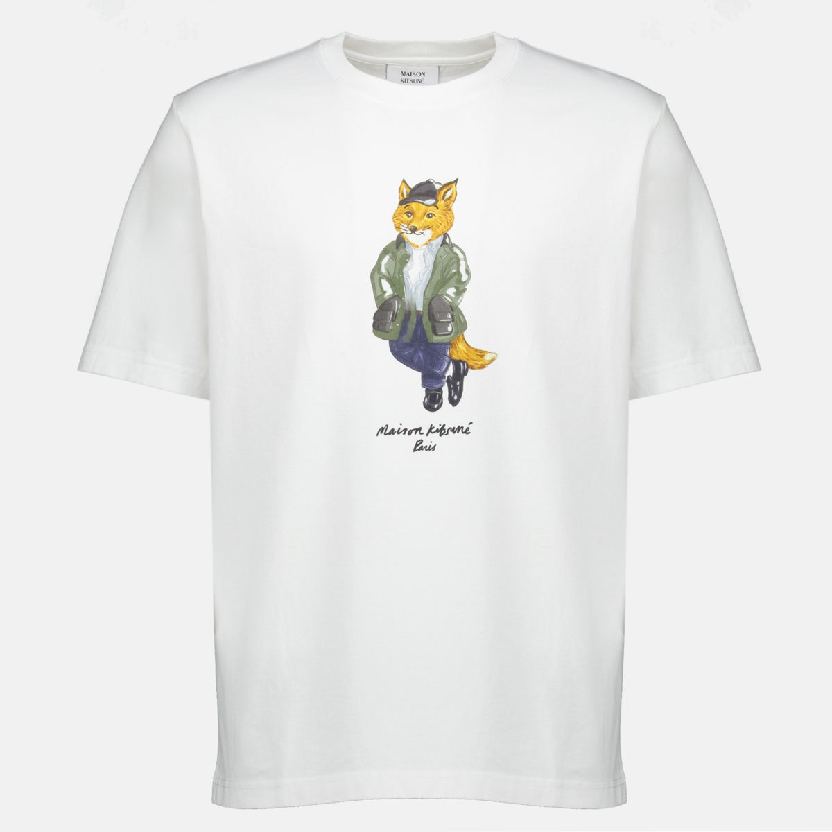 T-shirts T-shirt Weekend Fox blanc Maison Kitsune Blanc Homme