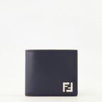 Fendi의 남성용 FF Squared 네이비 블루 지갑 이미지 - 2026년 봄-여름 - 정면 보기