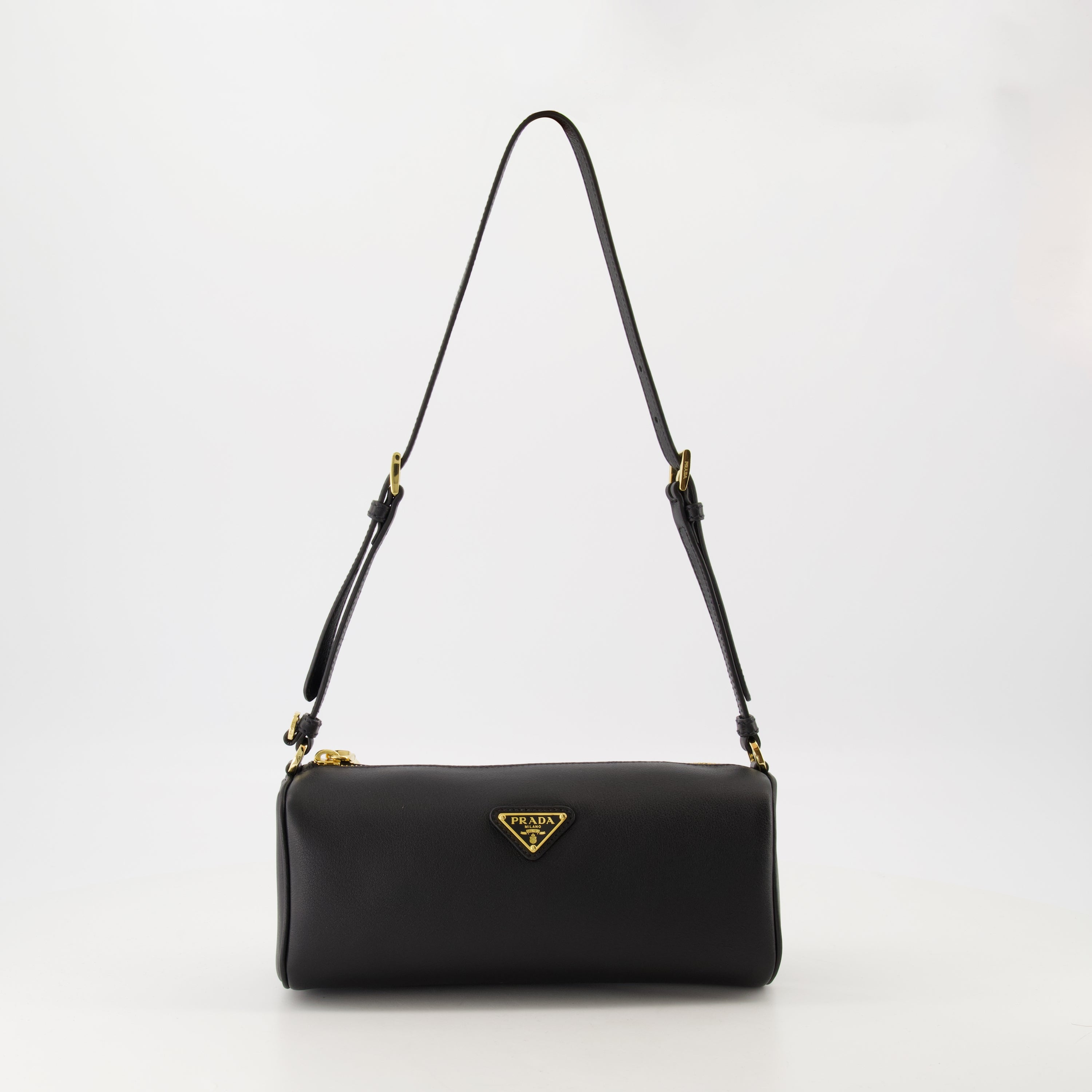 핸드백 및 숄더백 Sac à main en cuir Prada 검은색 Femme