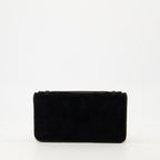 Image of the Valentino Garavani Velvet Clutch for Women - Autumn-Winter 2025 - Back View
