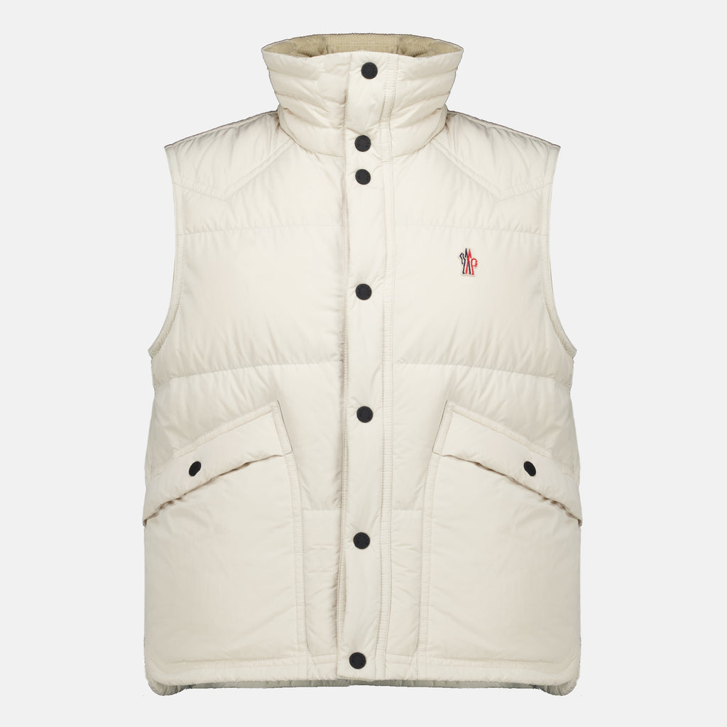 Vestes ホワイトノースリーブダウンジャケット Moncler Grenoble Blanc Homme