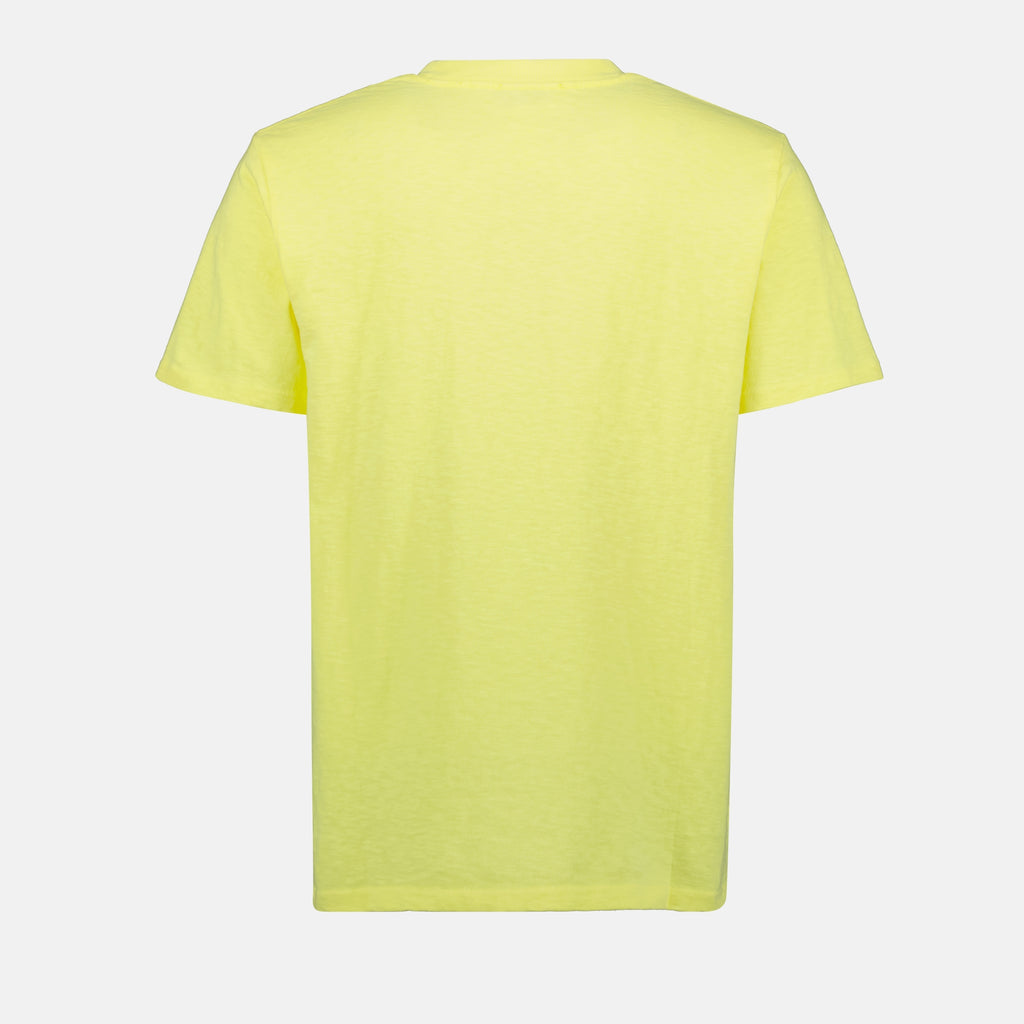 Tシャツ ディオールとハルトン・ネル Tシャツ Dior 黄色 Homme