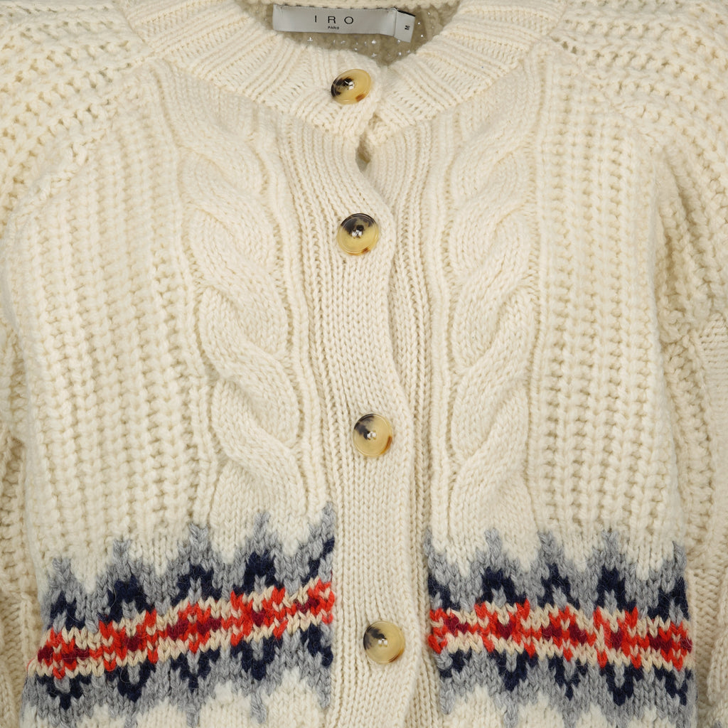 Immagine del cardigan in lana Iro per donna - Stagione Autunno-Inverno 2025 - Vista dettagliata_2