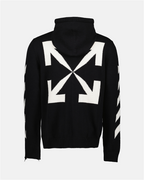 Sweatshirts OMHA080C99KNI001 1001 black white Off-White Schwarz Homme