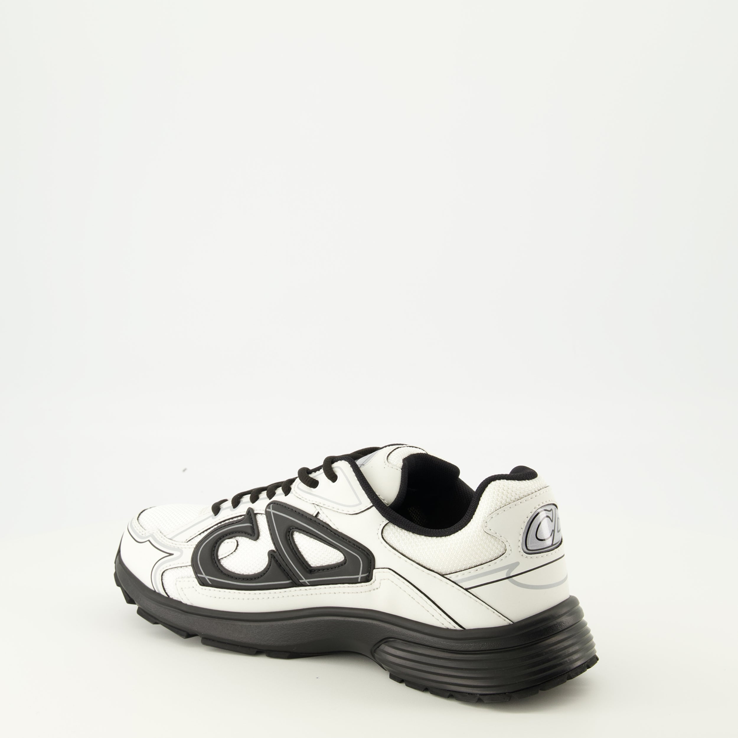 Immagine delle sneakers B30 del marchio Dior per uomo - Stagione Autunno-Inverno 2025 - Vista tre quarti posteriore destra