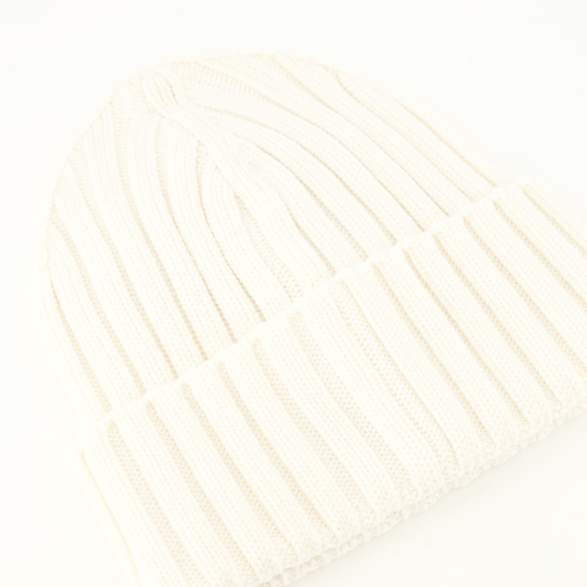Chapeaux, casquettes et bonnets Gorro de lana blanco con logo Moncler Blanc Femme
