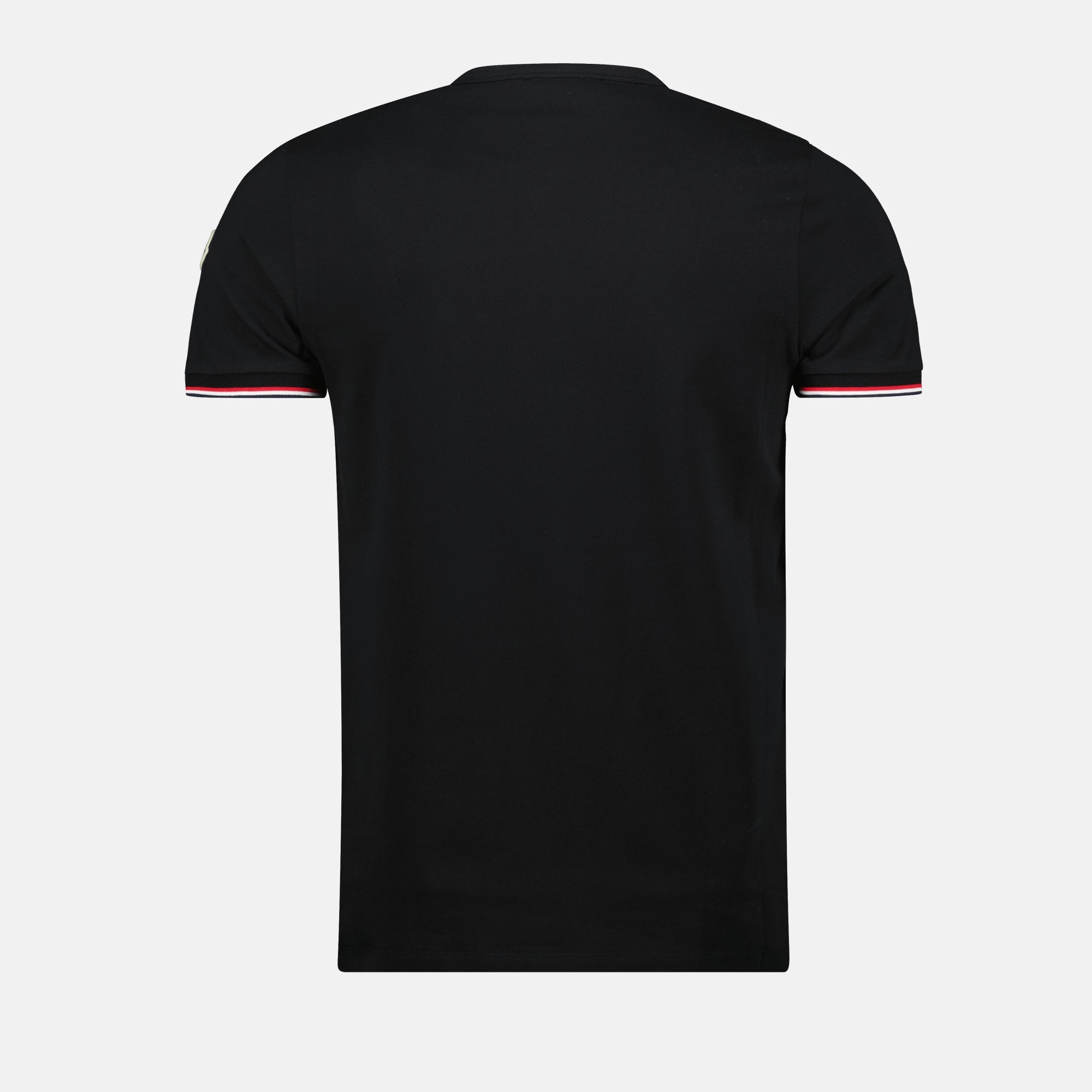T-shirts Tricolor Piped T-Shirt Moncler Black Homme