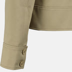 Giacche Giacca Con Zip Courrèges Beige Homme