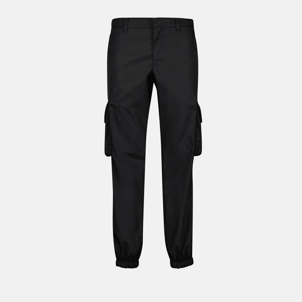 Hosen Pantalon cargo en Re-Nylon Prada Schwarz Homme
