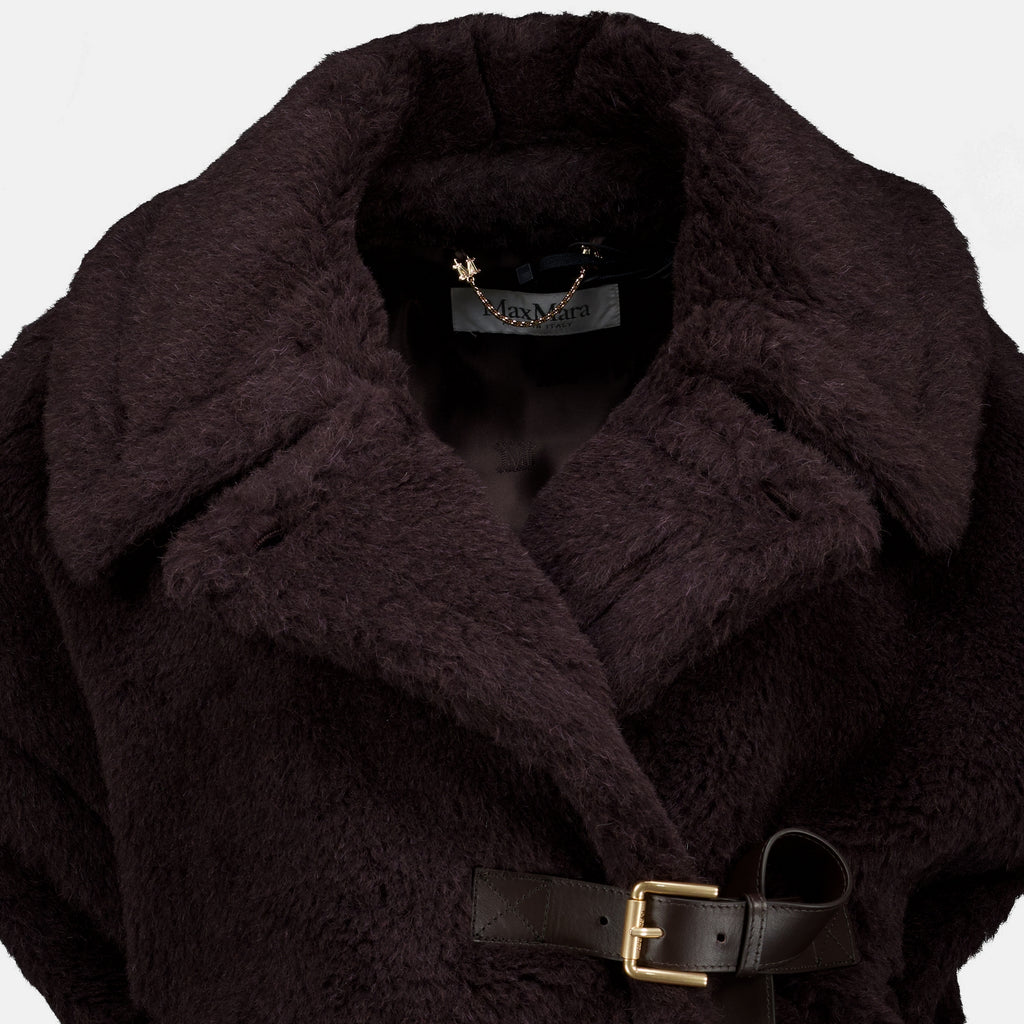 Vestes Cape en Teddy marron Max Mara Marron Femme