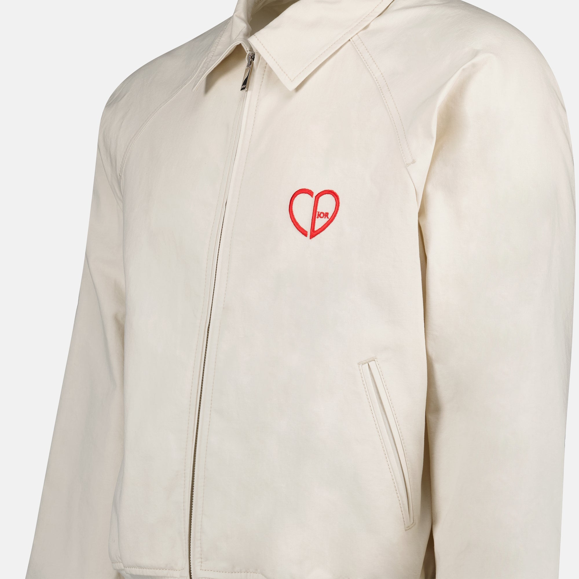 Jacken Blouson zippé CD Heart Dior Weiß Homme