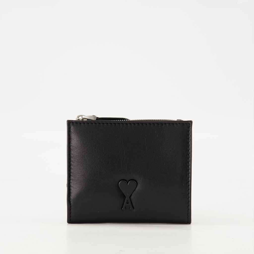 Petite maroquinerie Portefeuile en cuir Voulez-Vous Ami PARIS Noir Unisexe