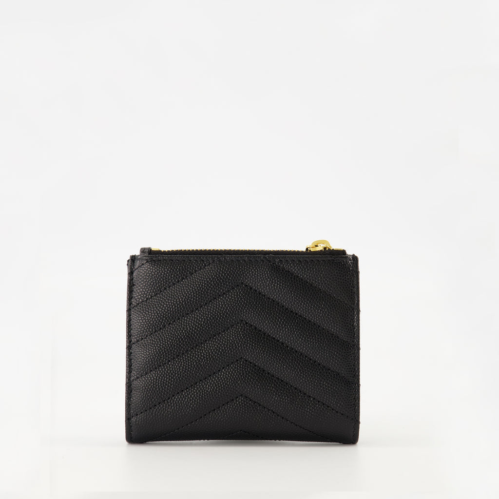 Image of the Cassandre wallet from the Saint Laurent brand for Women - Autumn-Winter 2025 - Back View