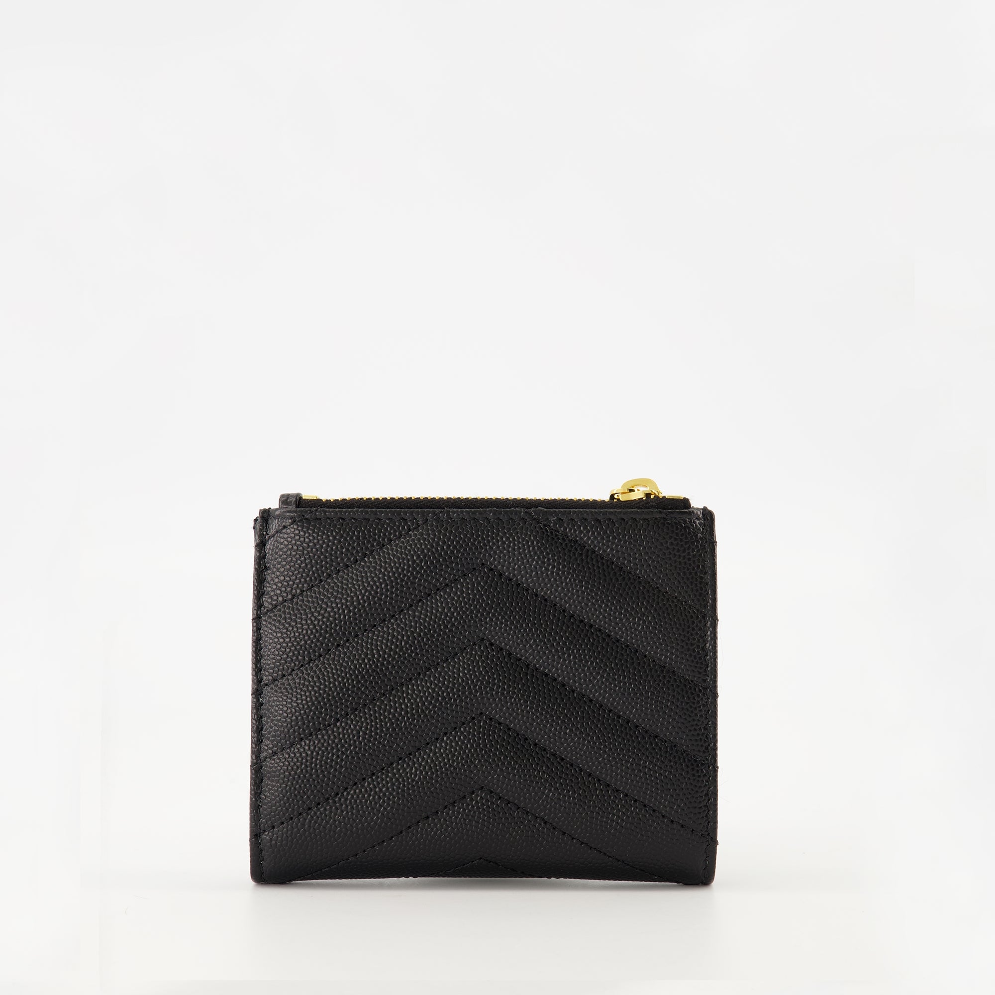 Bild des Cassandre-Portemonnaies der Marke Saint Laurent für Frauen - Herbst-Winter 2025 - Rückansicht