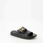 Open shoes 4G Liquid Sandals Givenchy Black Femme