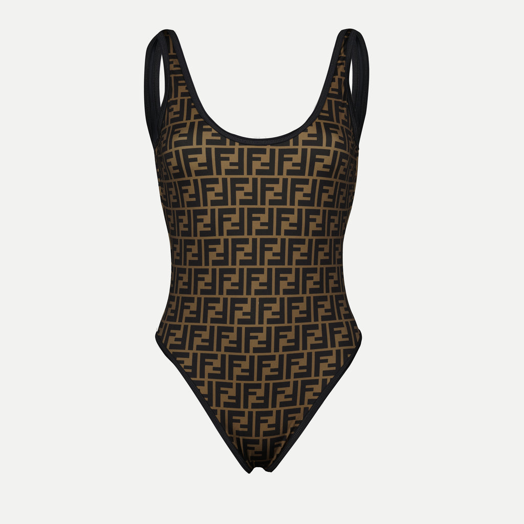 Beachwear Maillot de bain Fendirama Fendi Marron Femme