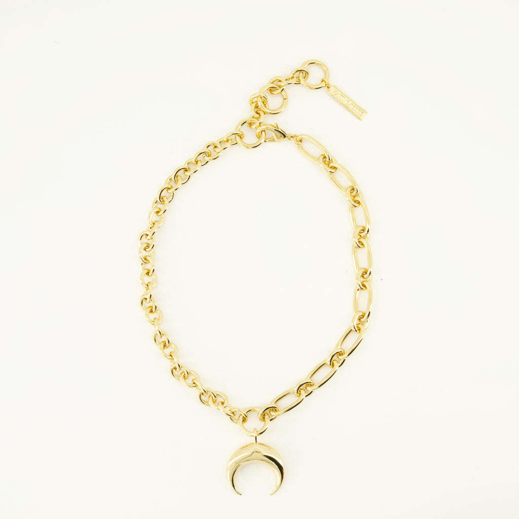 Bijoux Collier Moon doré Marine Serre Doré Unisexe