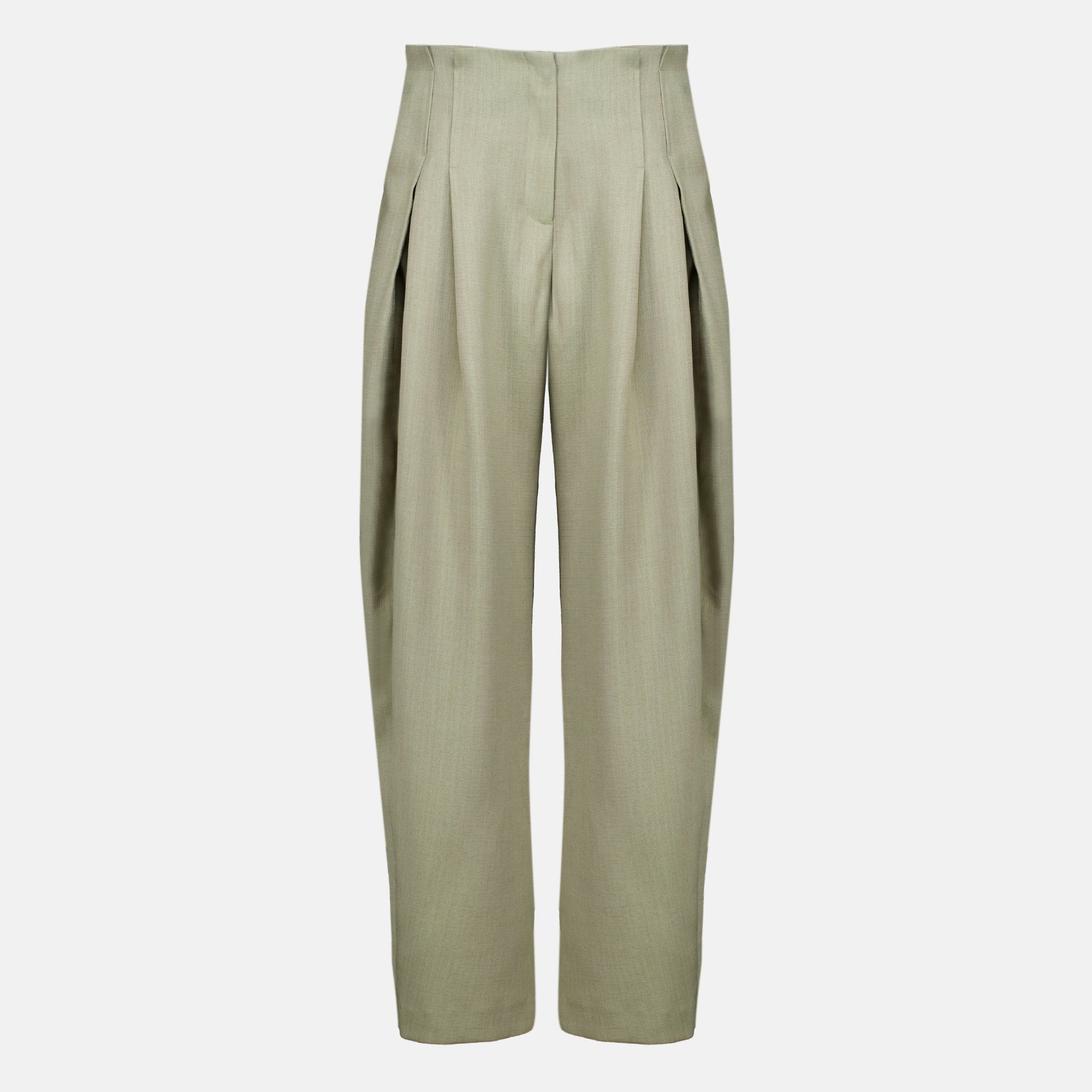 Pantalons Pantalon large à pinces kaki Iro Kaki Femme