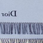 Image de l'article Écharpe en laine double face bleu et marine de la marque Dior pour Homme - Saison Printemps-Été 2026 - Vue détaillée_3