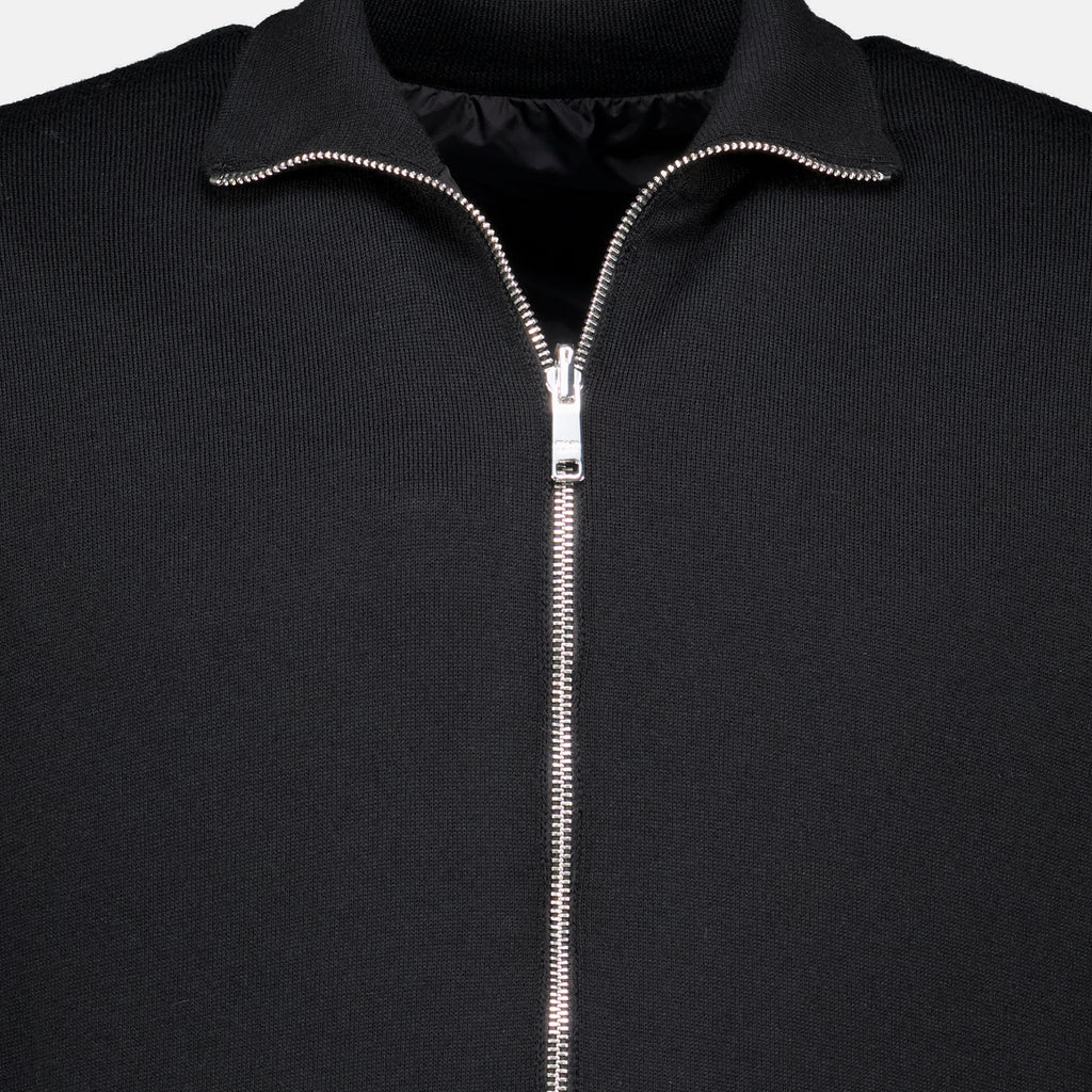 Vestes Wendbare Zip-Jacke Schwarz Prada Noir Homme