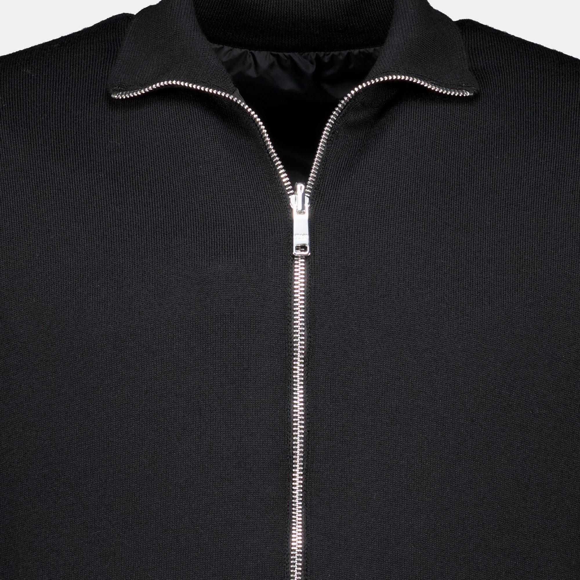 Vestes Wendbare Zip-Jacke Schwarz Prada Noir Homme