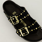 Open shoes Sandales Arizona Rivet Birkenstock Black Femme