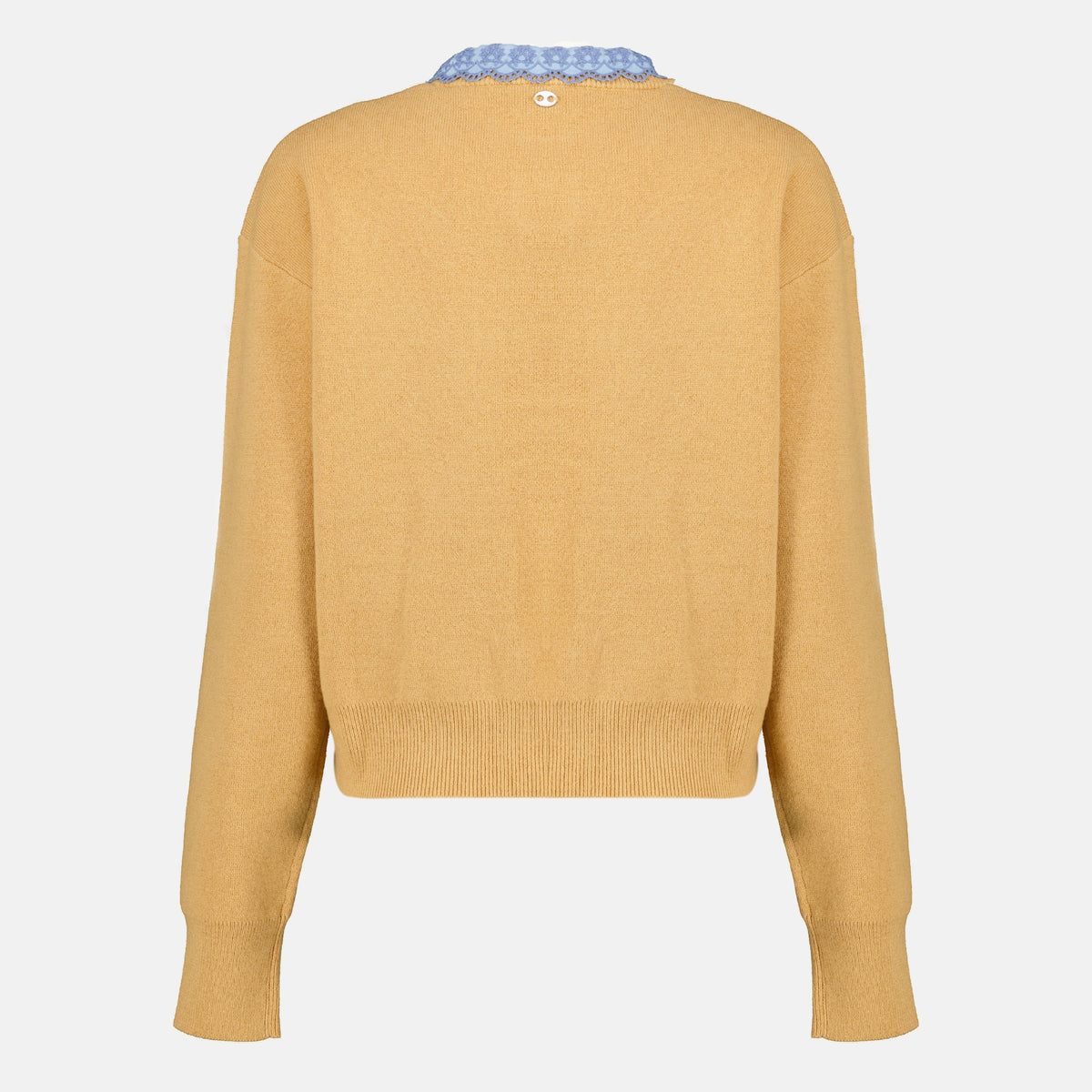 Maille Kamelwoll-Cardigan Rabanne Jaune Femme