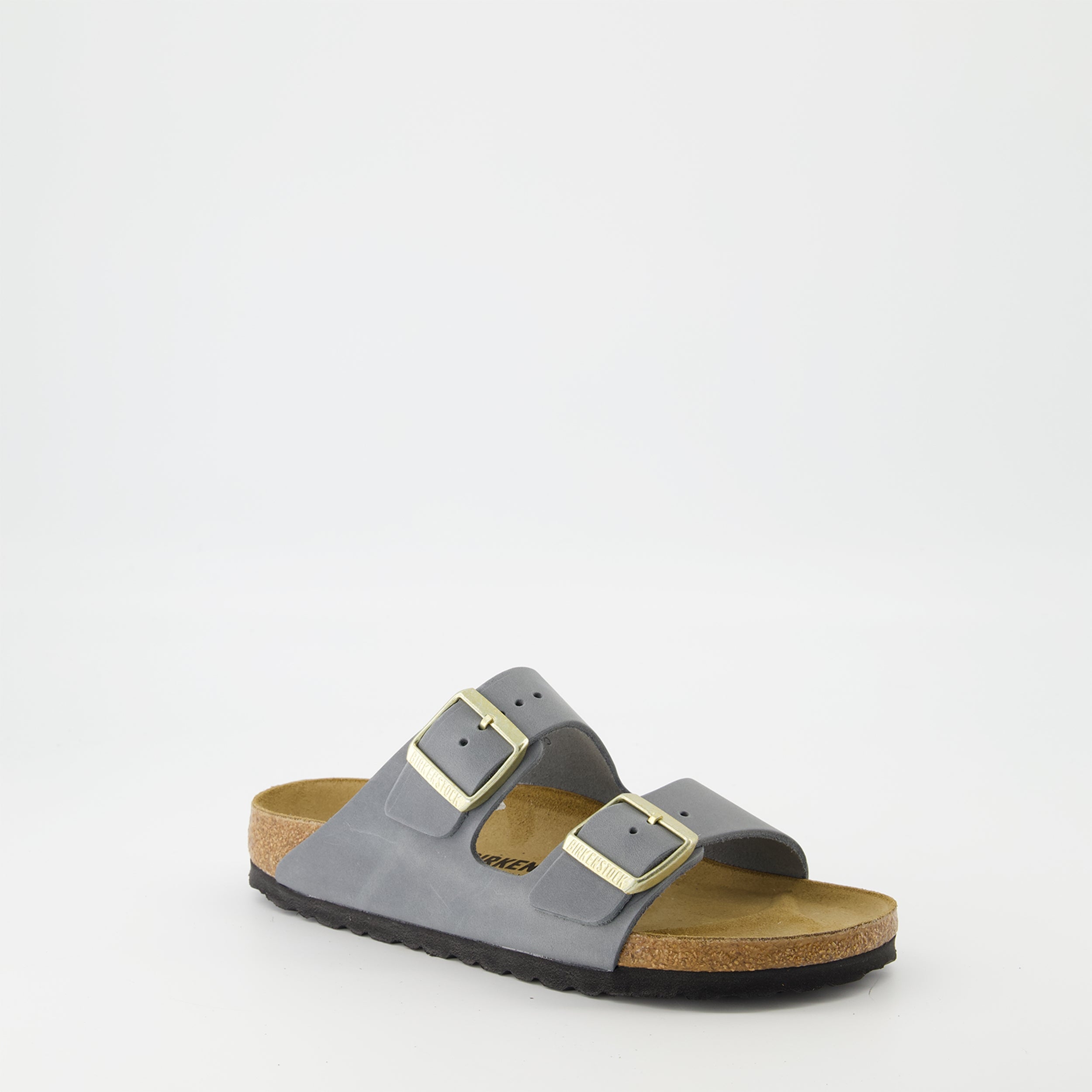 Chaussures ouvertes Sandales Arizona Birkenstock Gris Femme