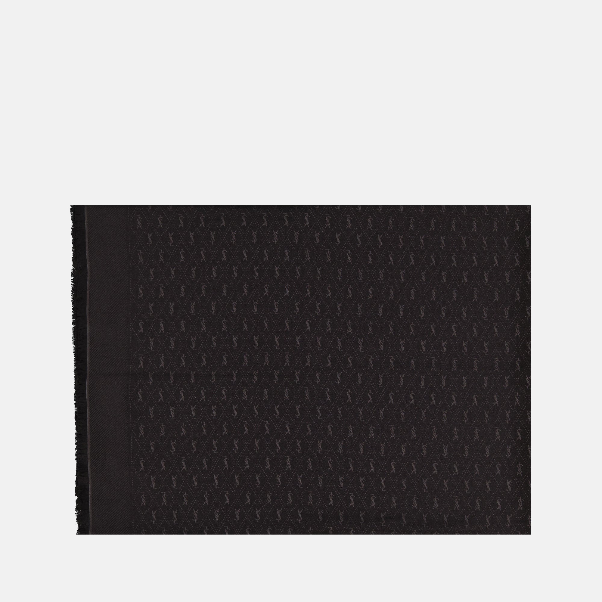 Lenços e luvas Écharpe Cassandre Saint Laurent Preto Homme