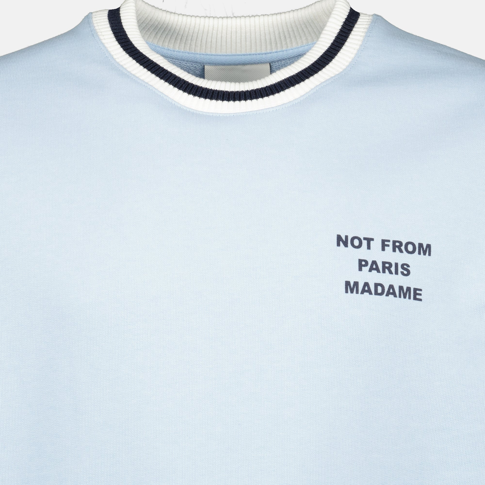 Sweatshirts Sweatshirt Desportivo Slogan Azul Claro Drole De Monsieur Bleu Homme