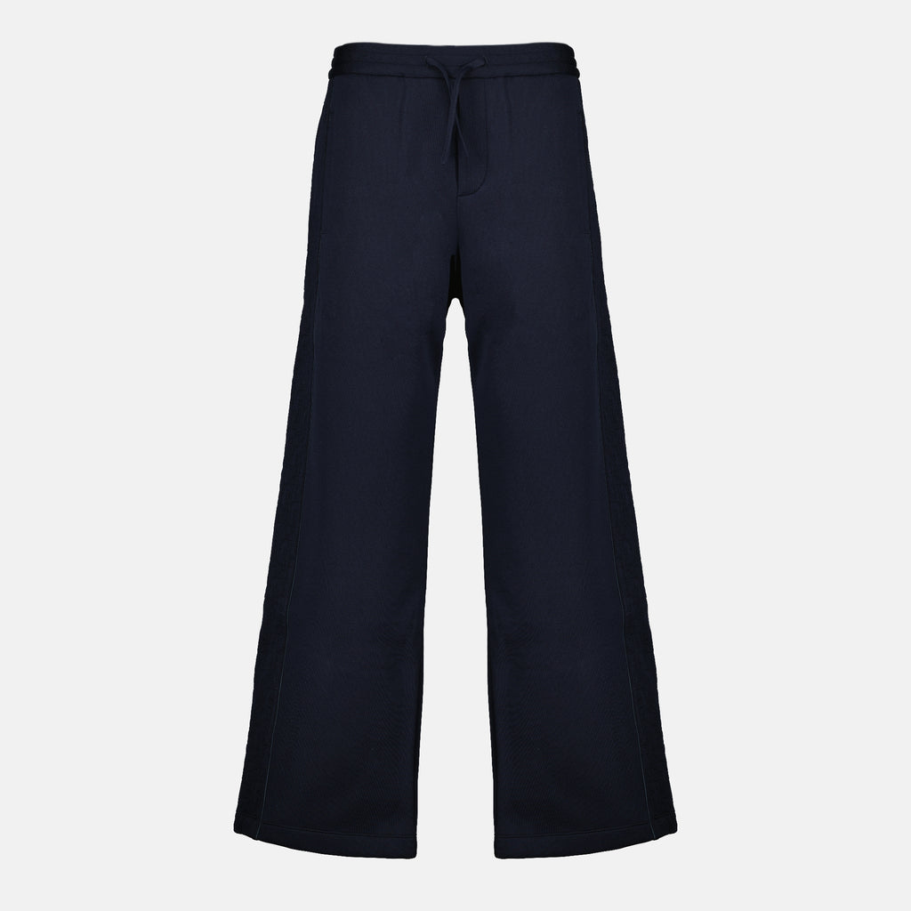 Imagen de los pantalones de chándal azul marino de Dior para Hombre - Temporada Primavera-Verano 2026 - Vista Frontal