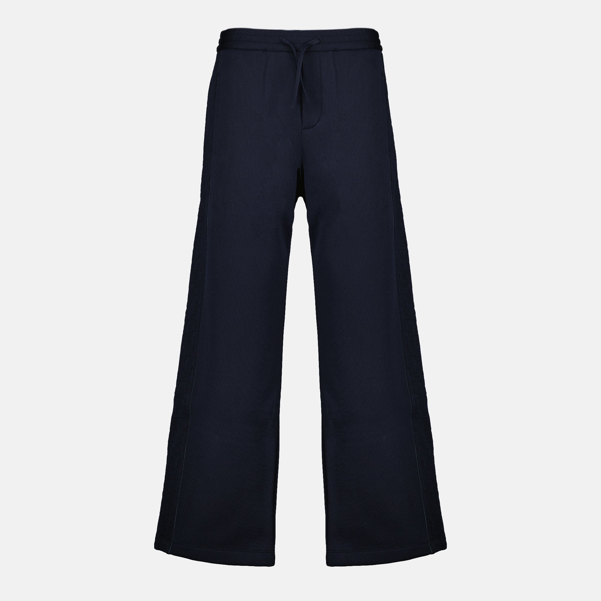 Imagen de los pantalones de chándal azul marino de Dior para Hombre - Temporada Primavera-Verano 2026 - Vista Frontal
