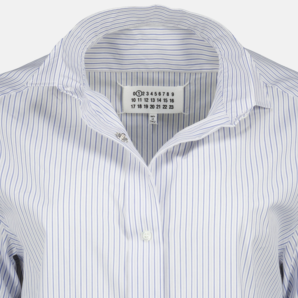 Chemises 파란 줄무늬 셔츠 Maison Margiela Bleu Femme