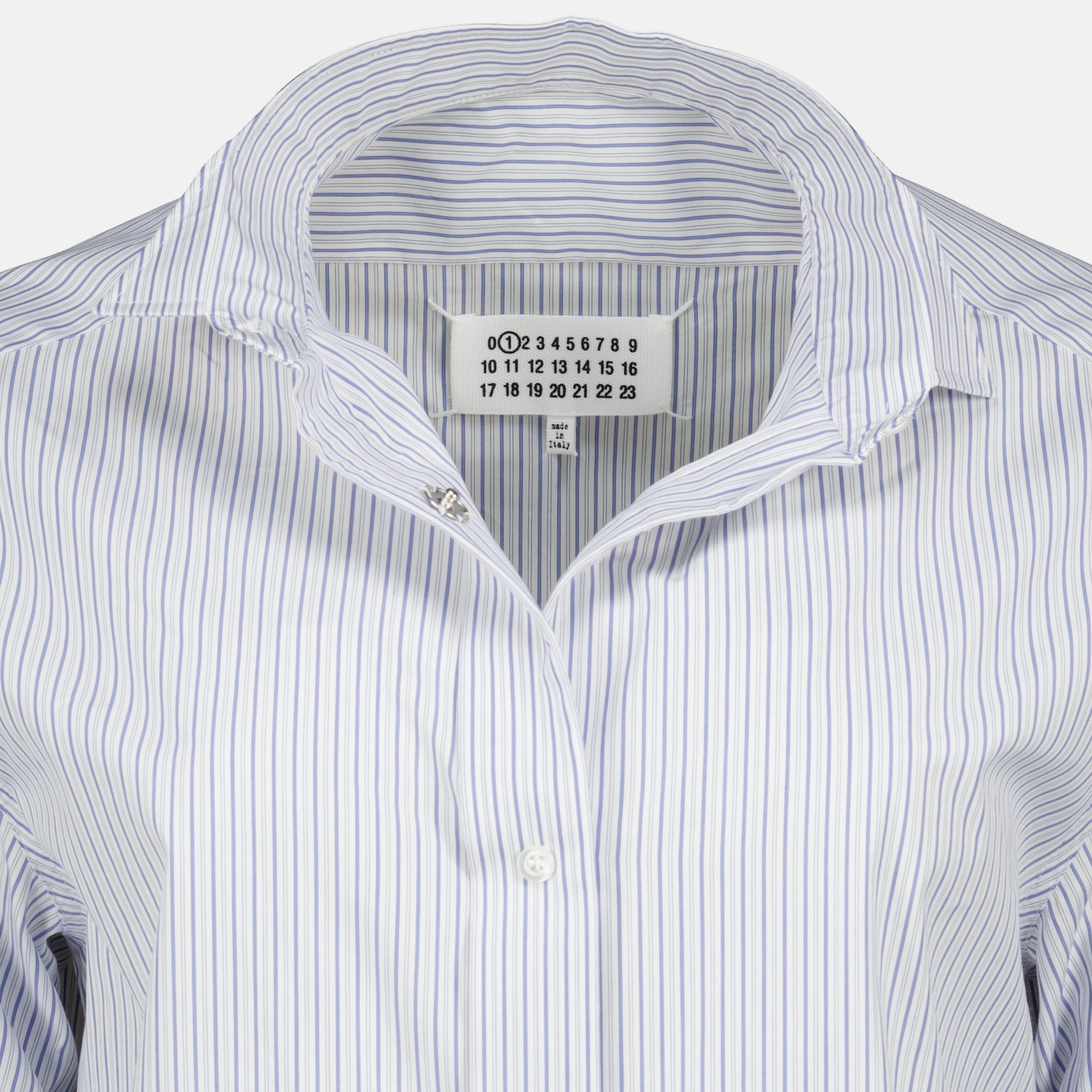 Chemises 파란 줄무늬 셔츠 Maison Margiela Bleu Femme